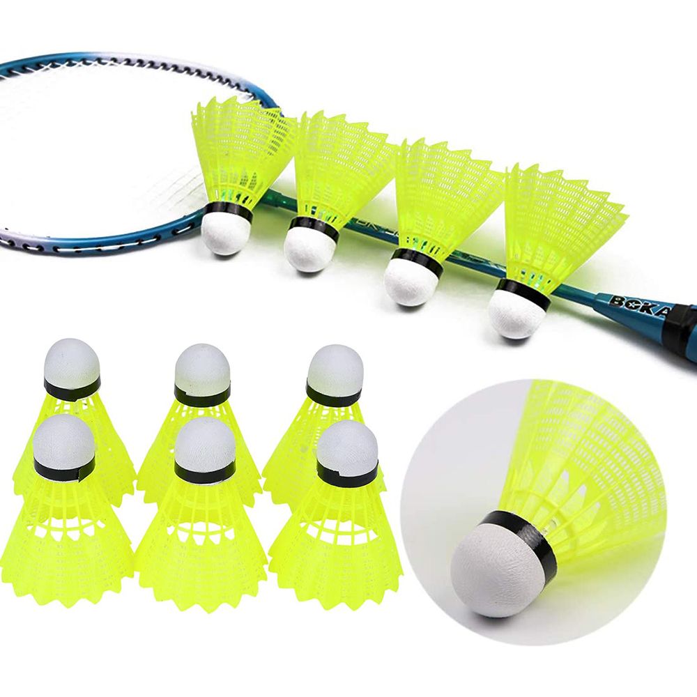 Feather Shuttlecock - New Plastic Badminton Shuttlecocks Durable Sports