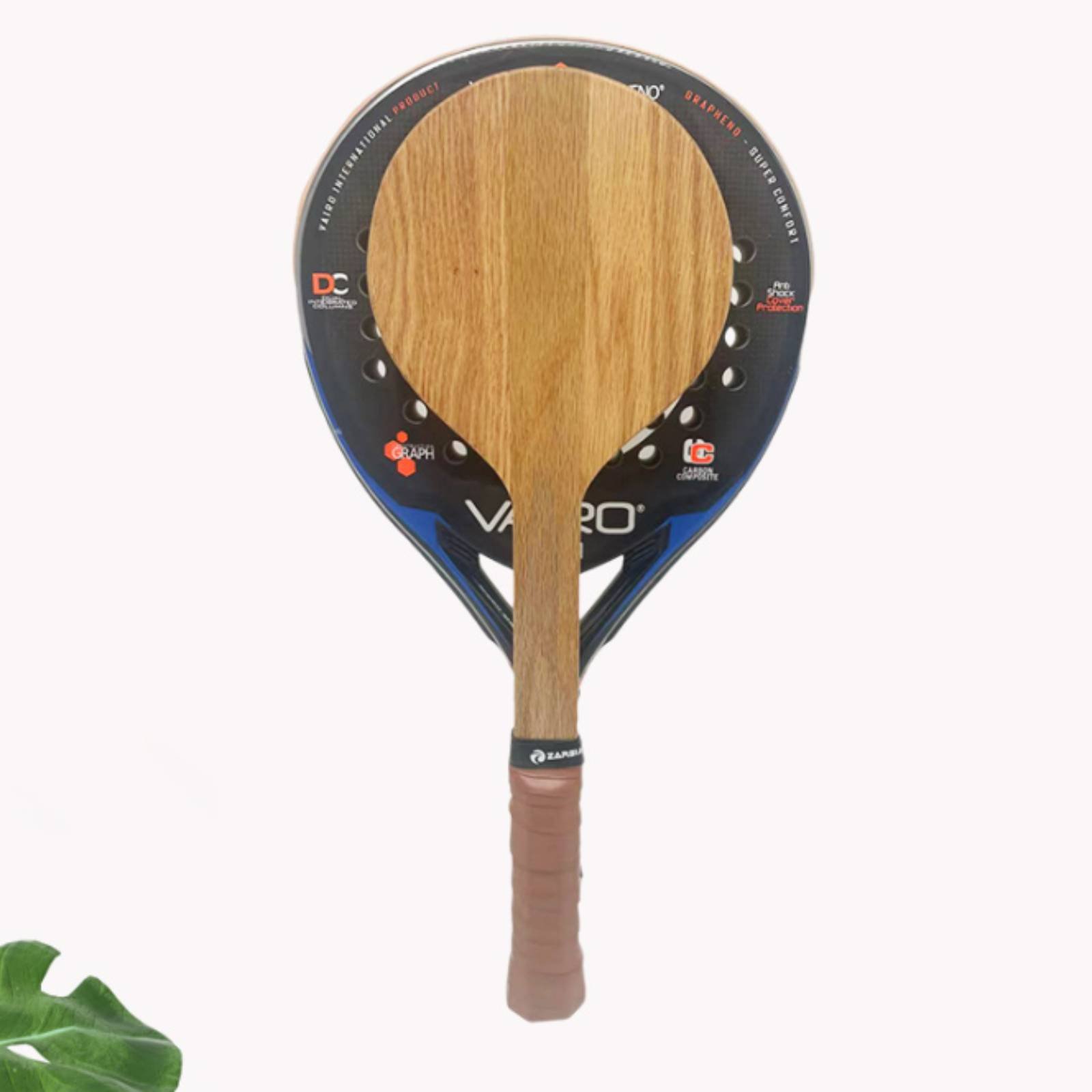 Sports Grip - Wood Beach Tennis Racket Beach Training