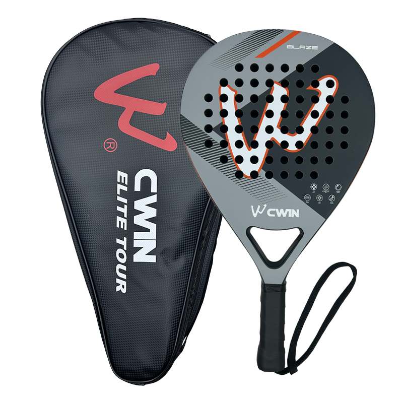 Badminton Racket Carbon - CWIN BLAZE Padel Racket 3K Woven