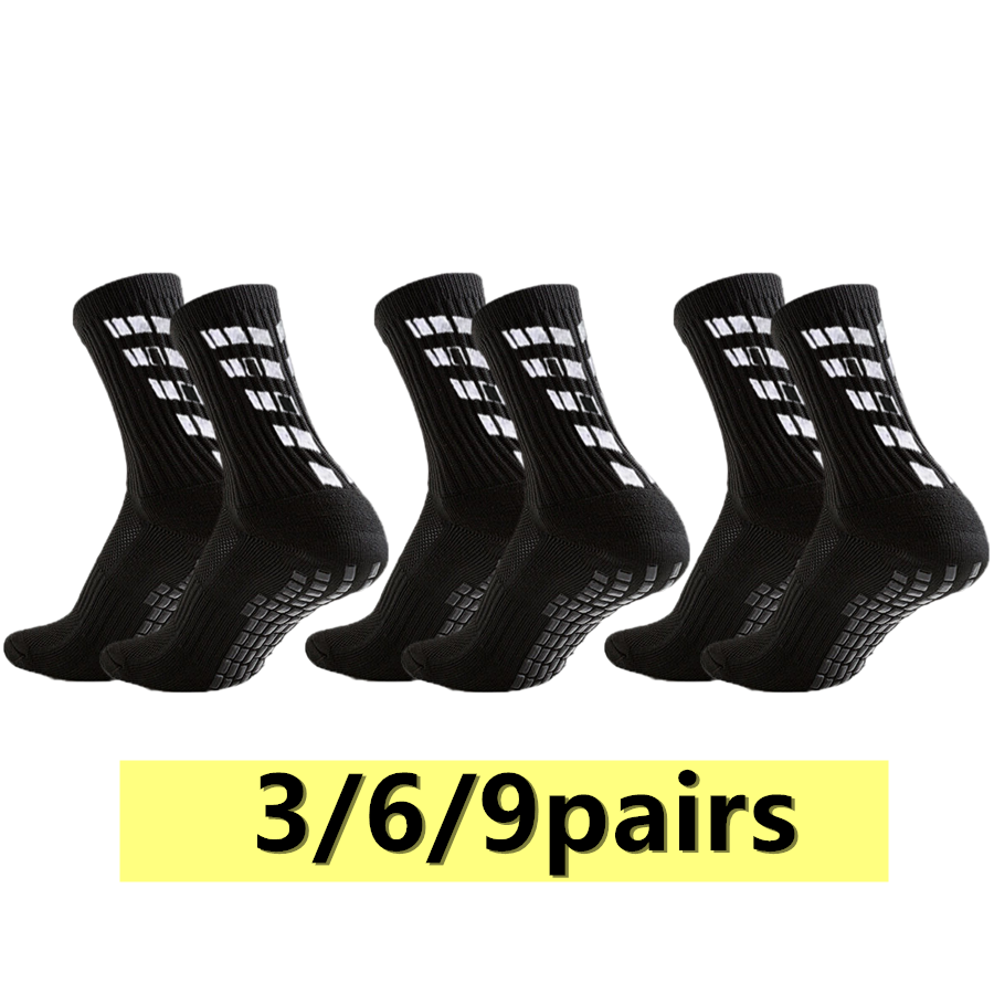 Sports Grip - 3/6/9pairs men women non slip grip
