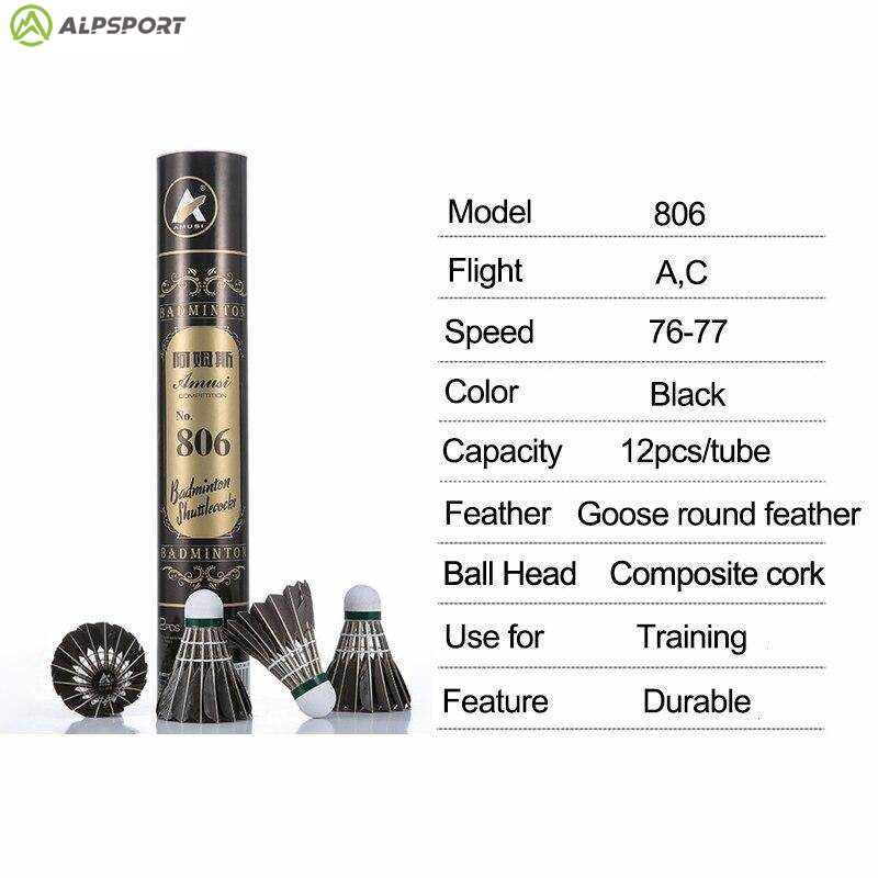 ALP 806 Badminton Shuttlecocks - đánh giá và giá Feather Shuttlecock