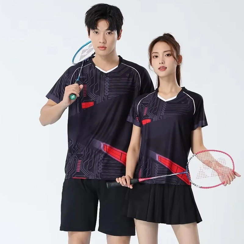 Men Badminton T-shirts Quick D - đánh giá và giá Badminton Jersey