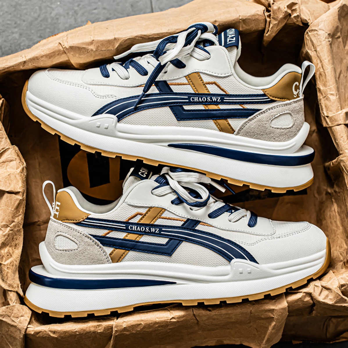 New Men Breathable Thick Sole  - đánh giá và giá Badminton Shoes