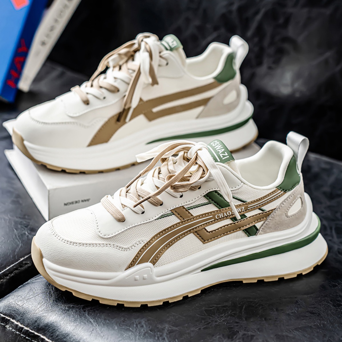 New Men Breathable Thick Sole  - đánh giá và giá Badminton Shoes