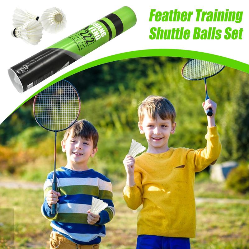 12PC Durable Badminton Shuttle - đánh giá và giá Feather Shuttlecock