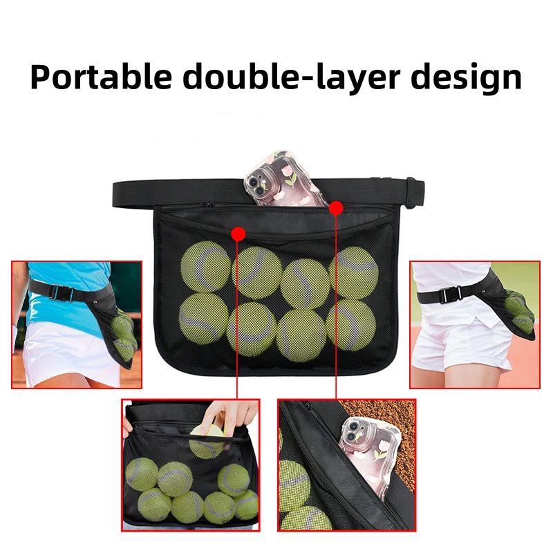 Team Training Tennis Ball Wais - đánh giá và giá Badminton Bag
