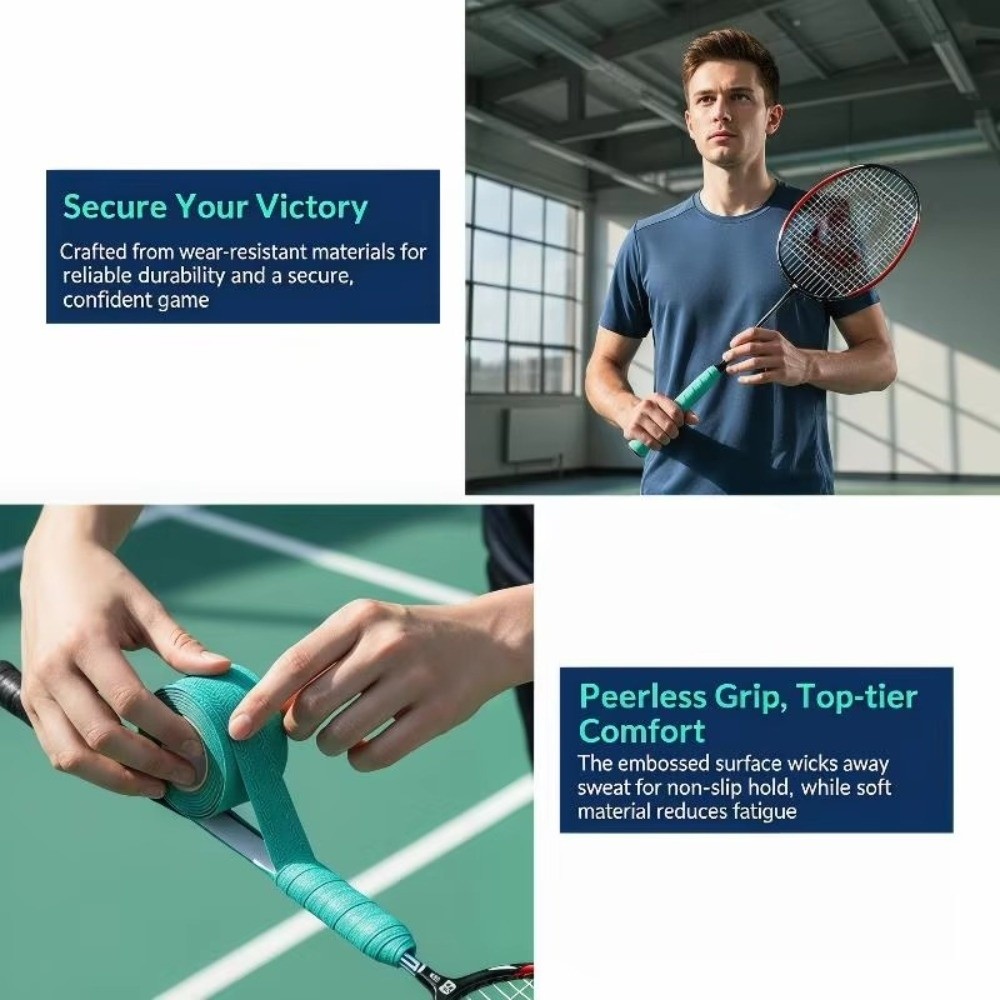 Sweat-Absorbent Badminton Hand - đánh giá và giá Badminton Materi