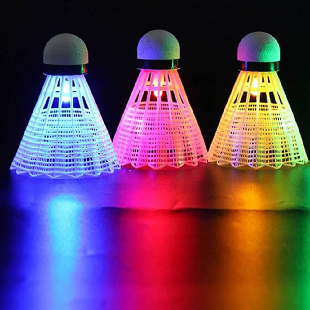 Light-up LED Badminton Glowing - đánh giá và giá Feather Shuttlecock