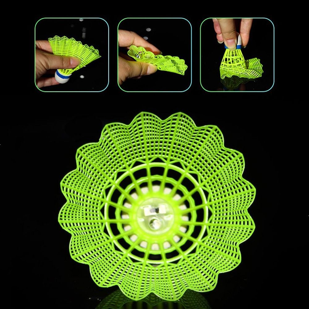 Light-up LED Badminton Glowing - đánh giá và giá Feather Shuttlecock
