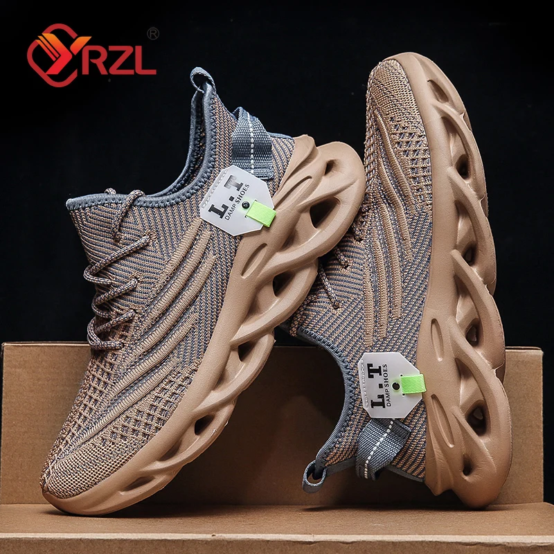 YRZL Men Sports Running Black  - đánh giá và giá Badminton Shoes